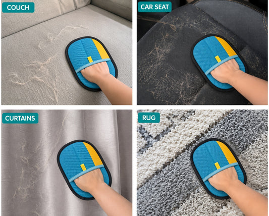 Pet Hair Removal & Grooming Glove