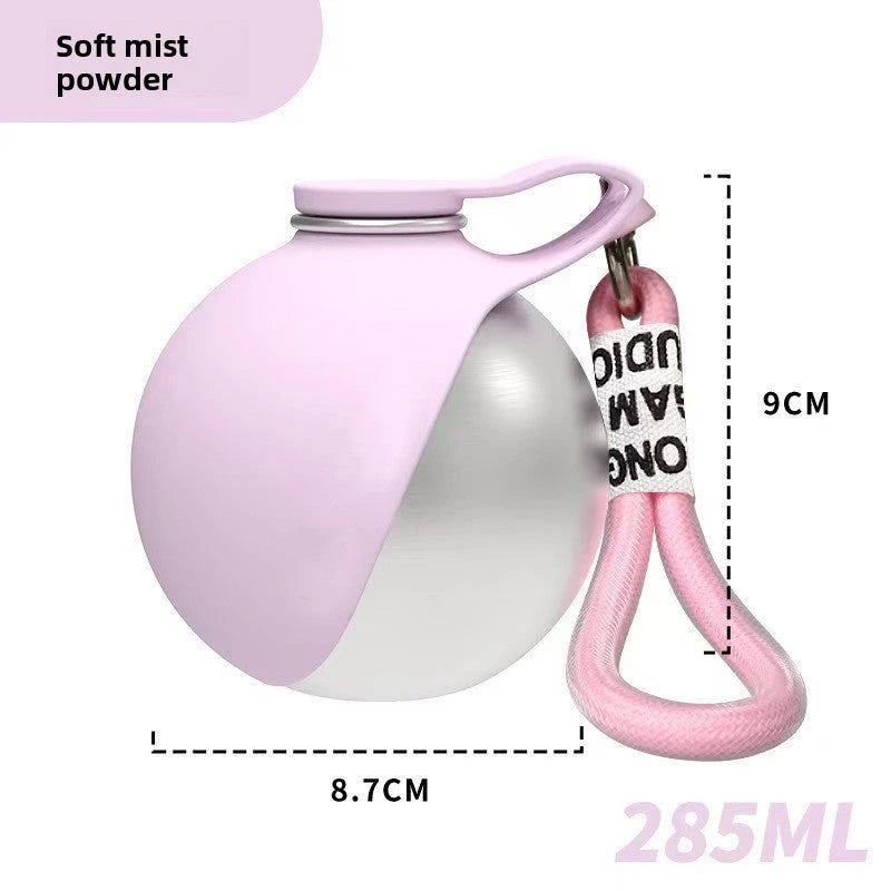 Foldable Stainless Steel Pet Water Bottle with Portable Hook