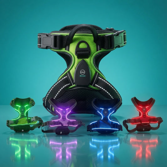 USB Rechargeable LED Dog Harness