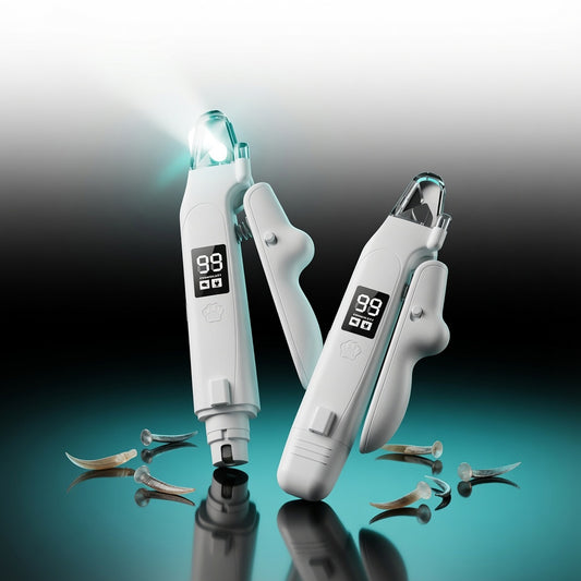 The Clippinator - 2-in-1 Electric Pet Nail Grinder & Clipper – Painless, Quiet Nail Trimmer for Dogs & Cats