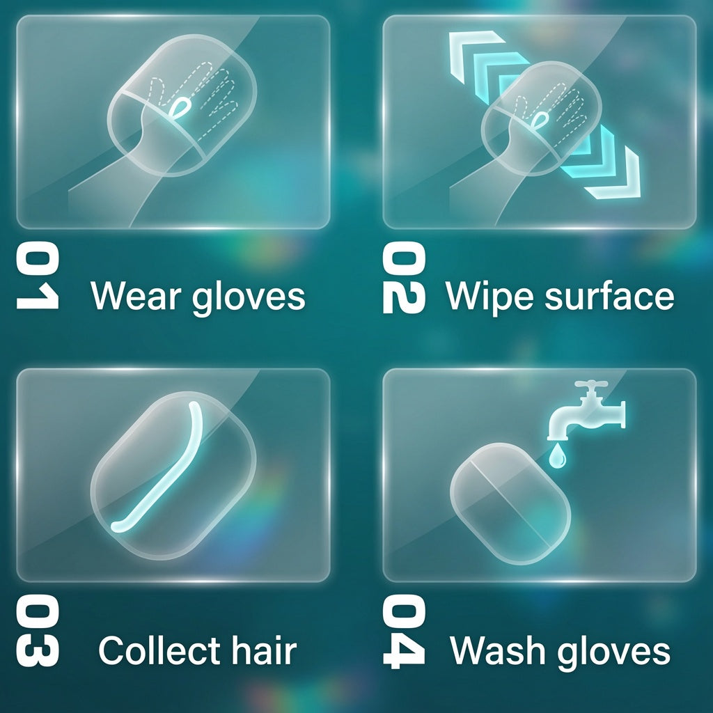 Pet Hair Removal & Grooming Glove